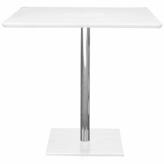 SQAURE DINING TABLE 75X75 CM.PLASTIC BASE